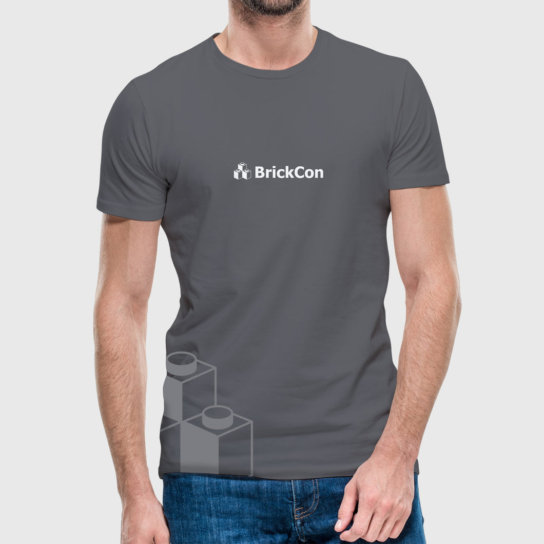 BrickCon LOGO T-Shirt - Unisex - Gray
