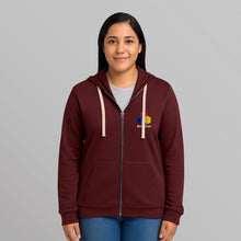 Load image into Gallery viewer, BrickCon Zip Hoodie - NEW Maroon and Royal Blue!

